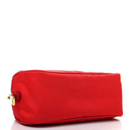 Prada Tessuto Nylon Cosmetic Pouch Rosso 4 of 8