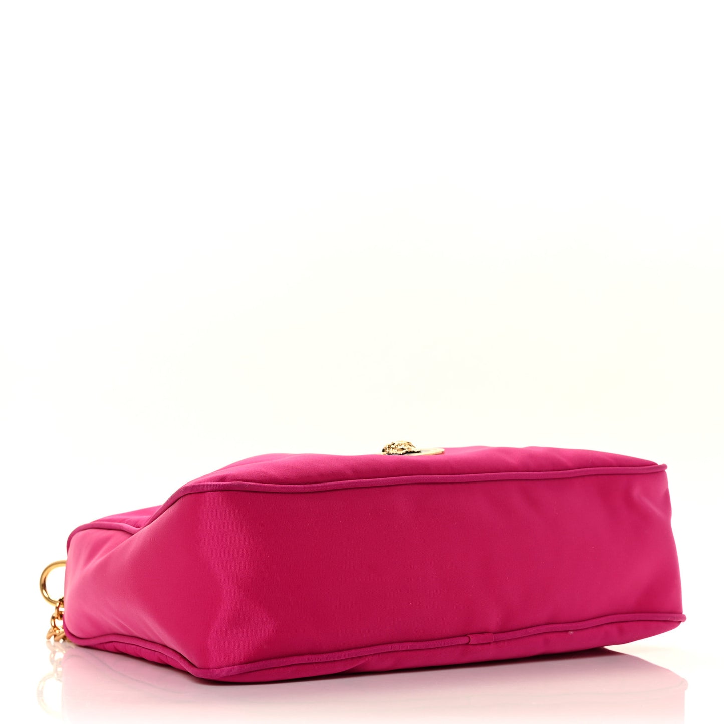 Nylon Tribute Chain Crossbody Shoulder Bag Flamingo Black