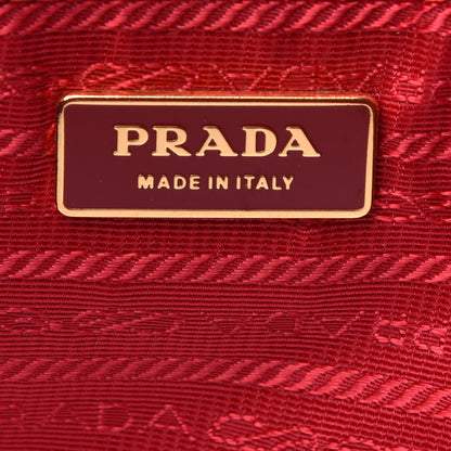 Prada Saffiano Medium Galleria Double Zip Tote Fuoco 6 of 9