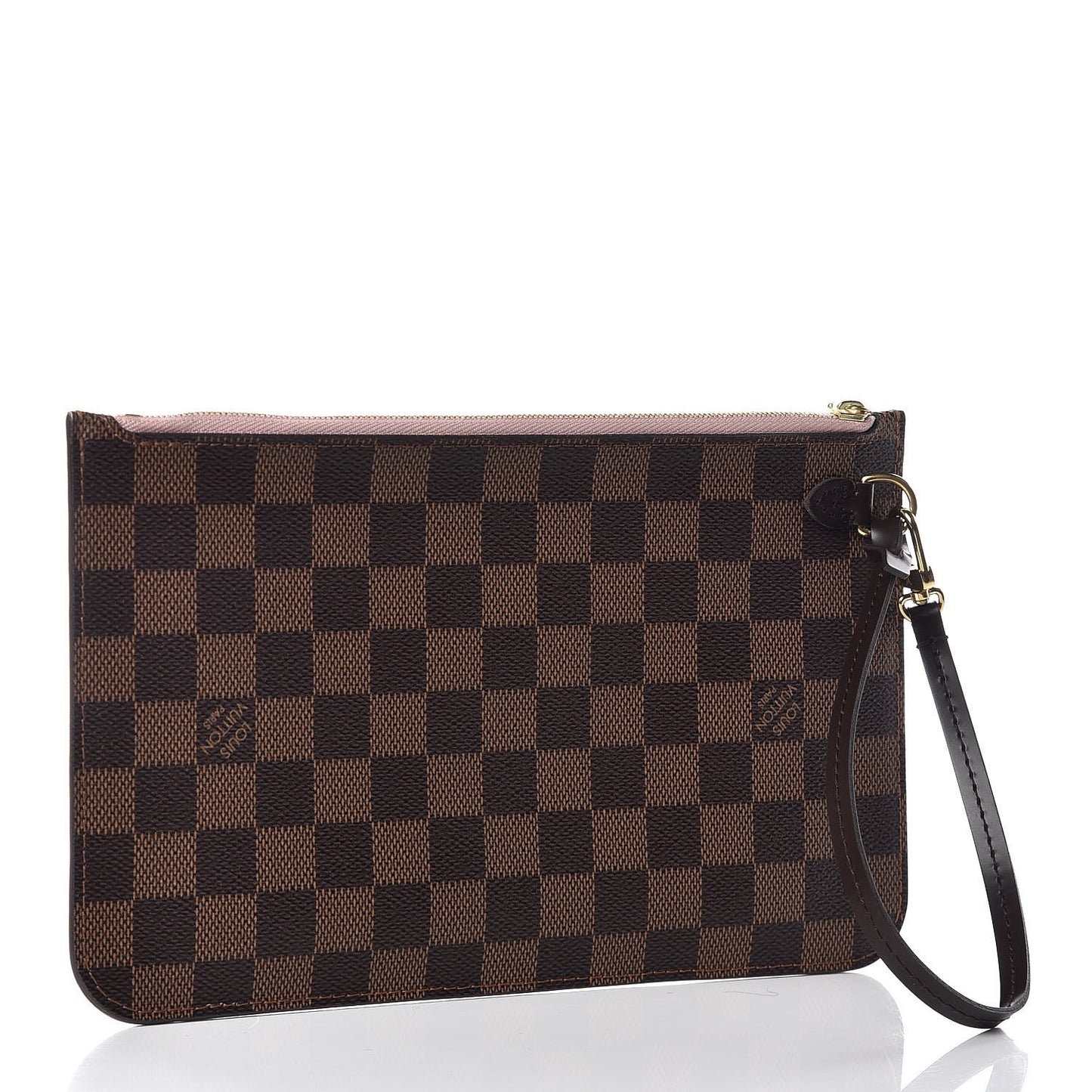 Damier Ebene Neverfull MM GM Pochette Rose Ballerine