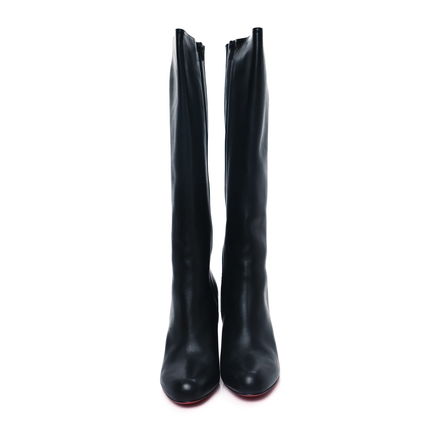 Christian Louboutin Calfskin Miss Tack Botta 85 Boots 41 Black 2 of 7