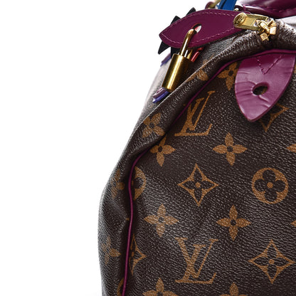 Louis Vuitton Monogram Totem Speedy 30 Magenta 8 of 8