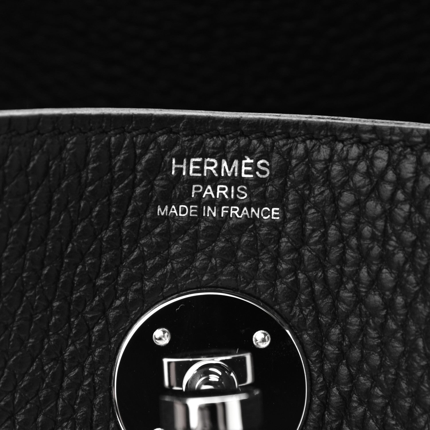 Hermes Taurillon Clemence Lindy 26 Black 5 of 12