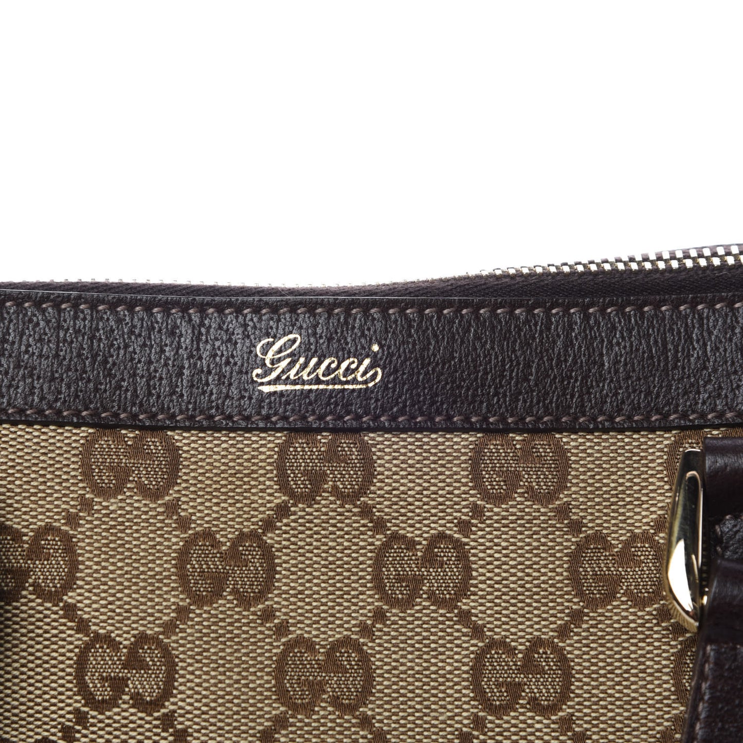 Monogram Small Abbey Tote Dark Brown
