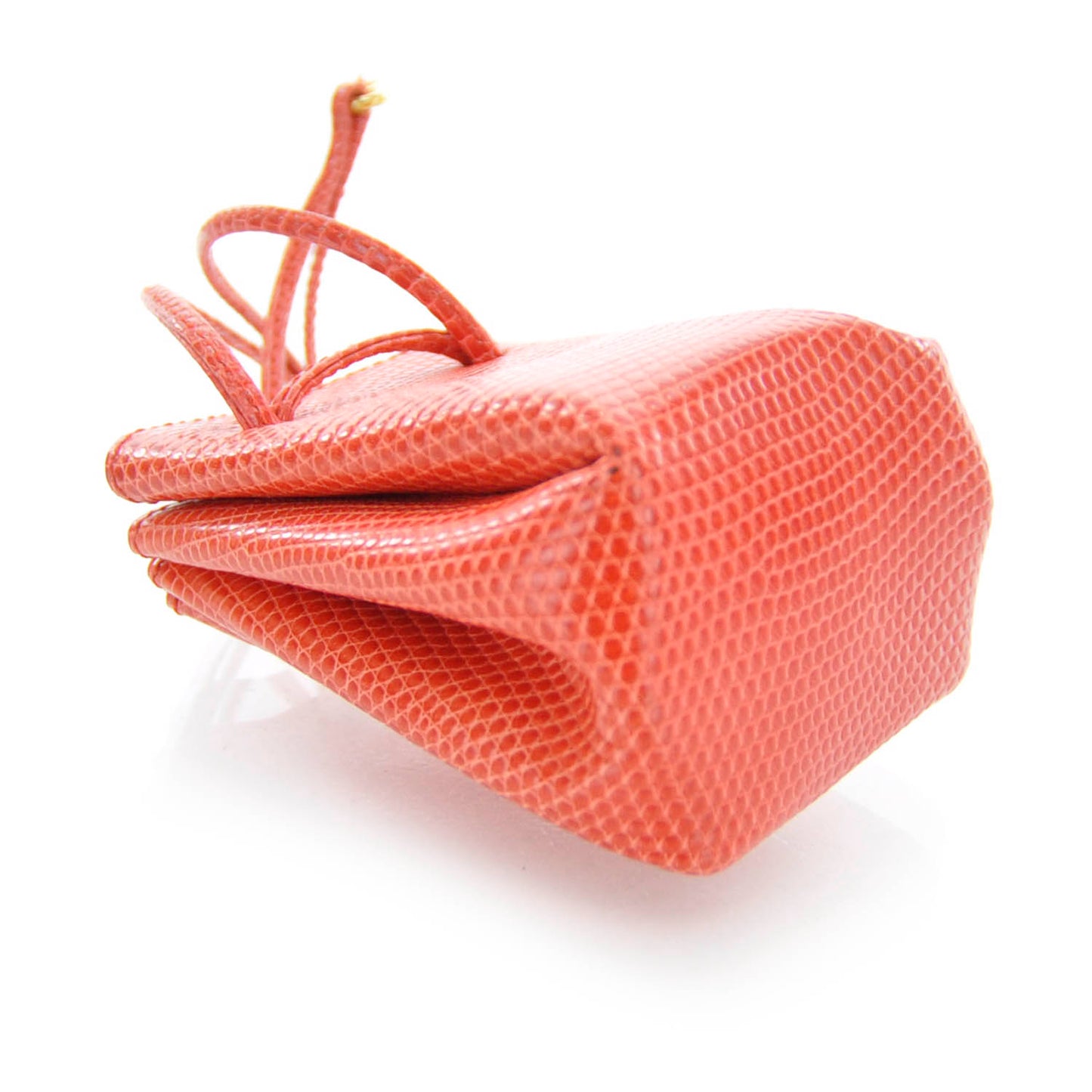 Lizard Vespa Pouch Rouge Moyen