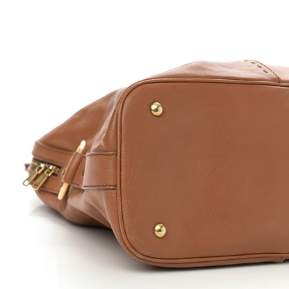 Saint Laurent Calfskin Oversized Muse Brown 9 of 12