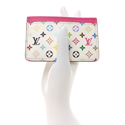 Louis Vuitton LV X TM Monogram Multicolor Card Holder Kawaii Pink 2 of 7