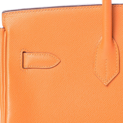 Hermes Epsom Birkin 35 Orange 9 of 49