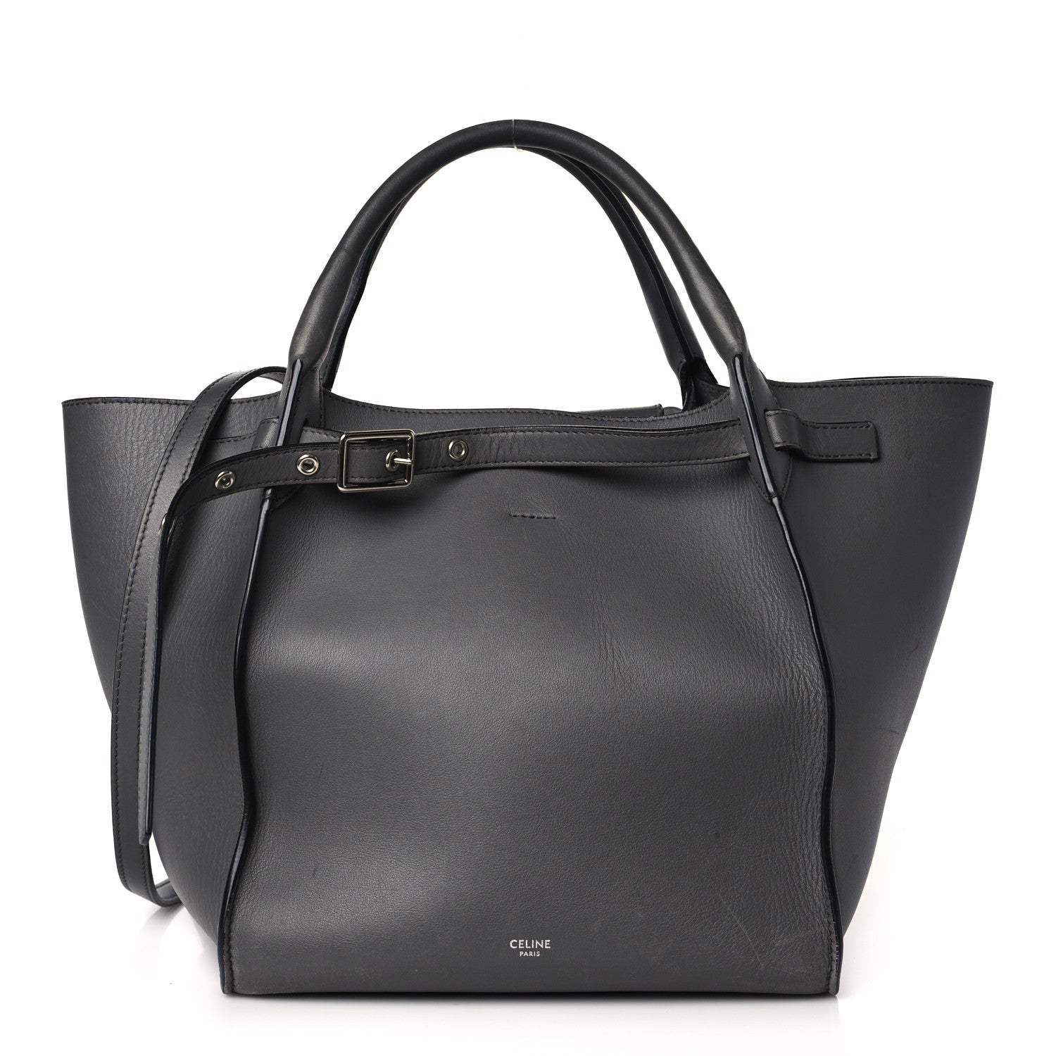 Celine Supple Grained Calfskin Small Big Bag Grey 1 of 8