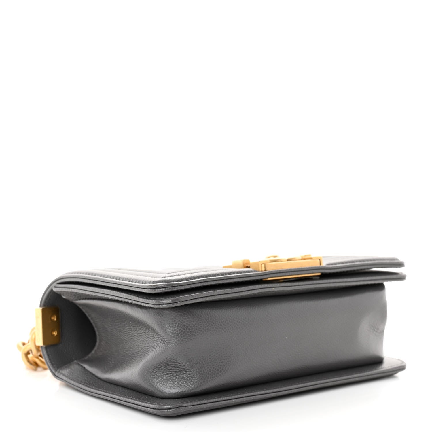 Chanel Caviar Quilted Small Boy Flap Grey 4 of 10