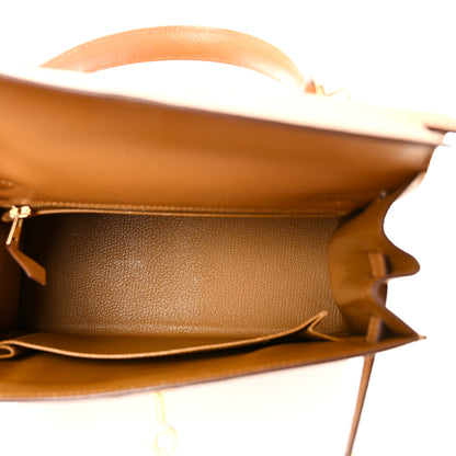 Hermes Epsom Kelly Sellier 25 Sesame 5 of 10