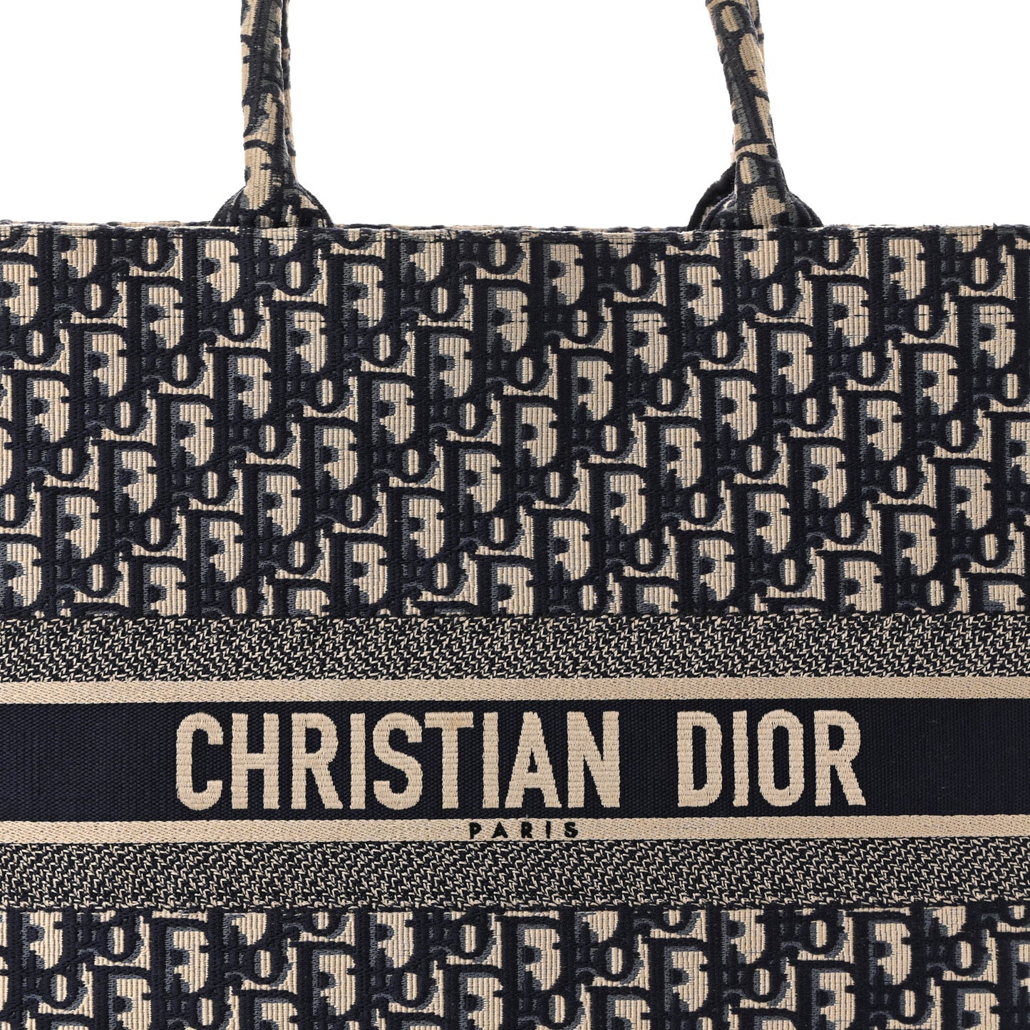 Oblique Large Book Tote Blue Multicolor