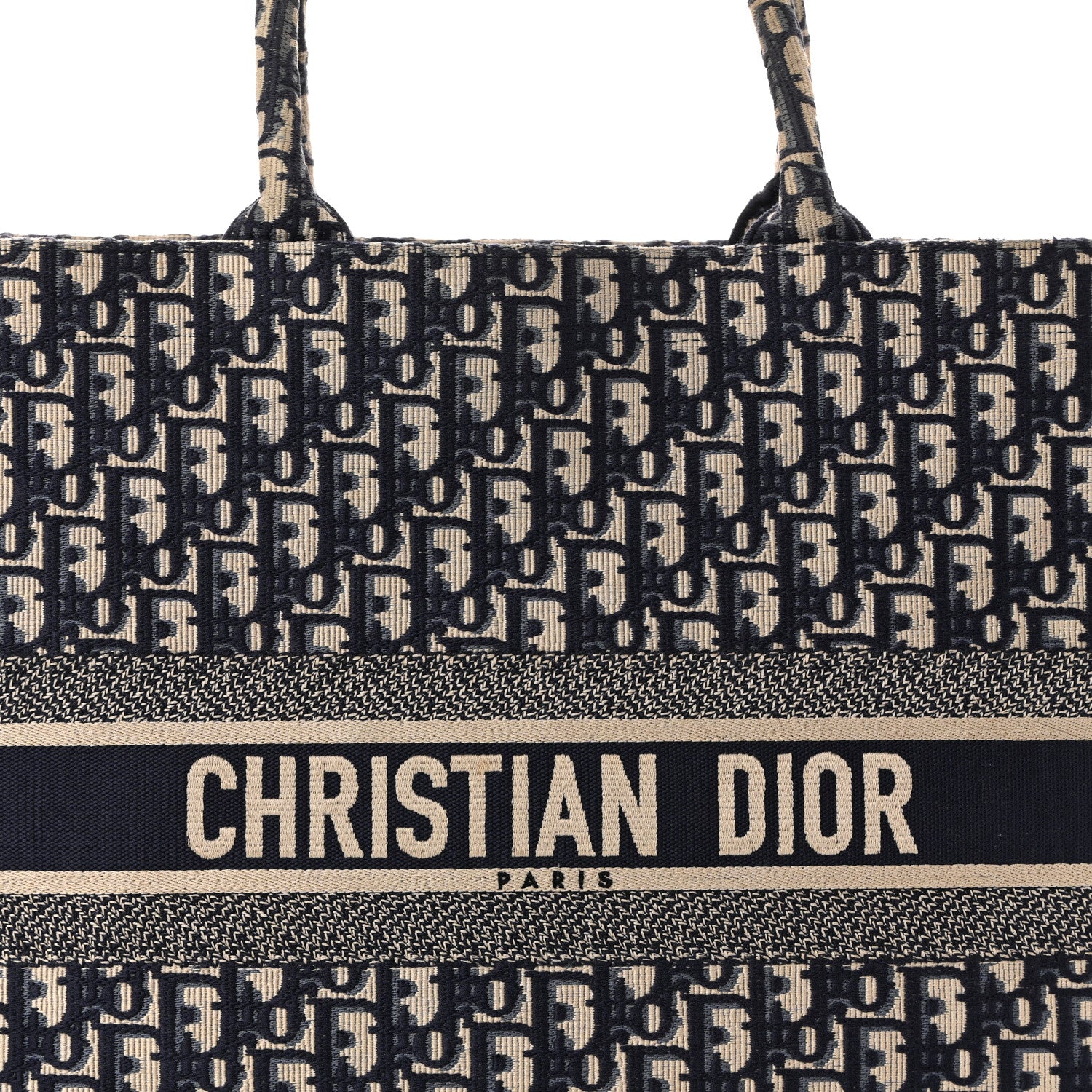 Christian Dior Oblique Large Book Tote Blue Multicolor 8 of 10