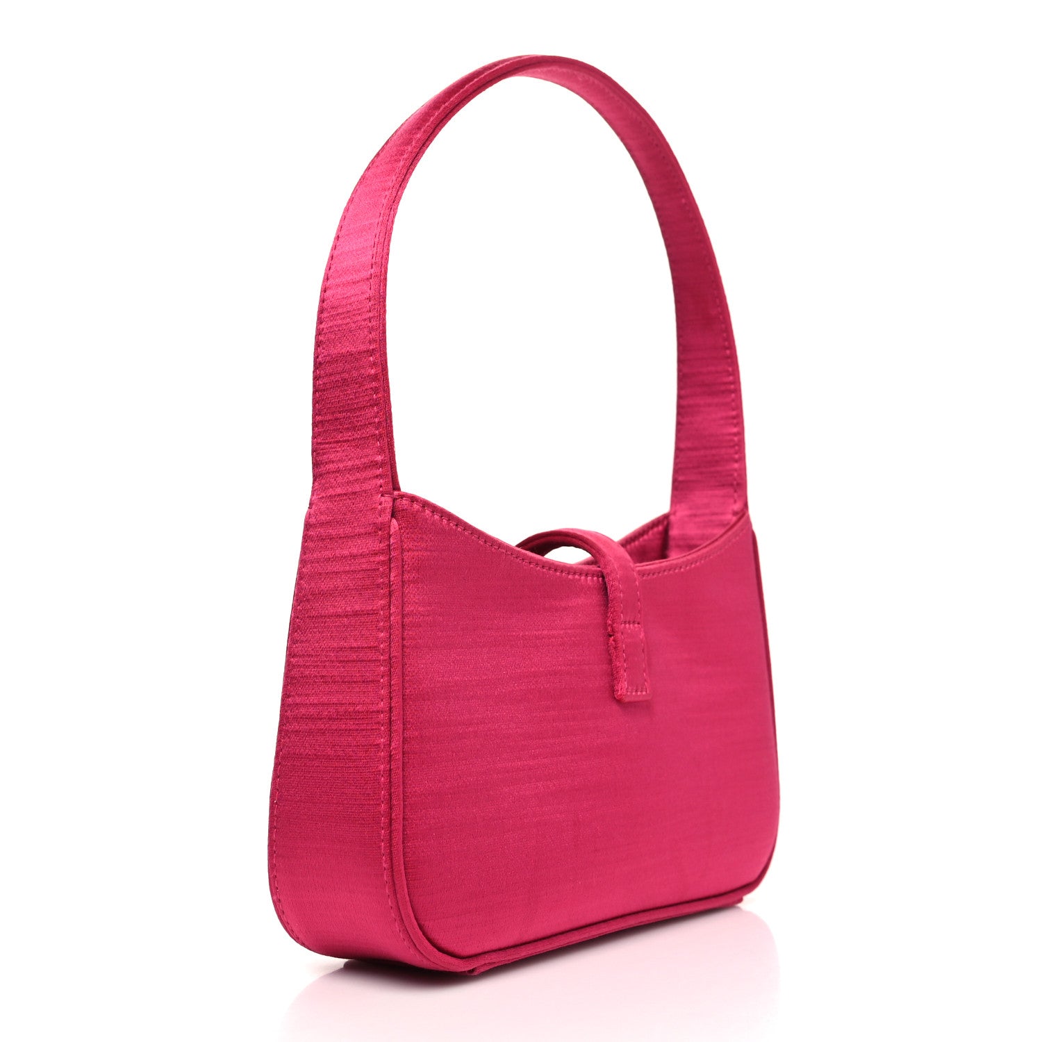 Saint Laurent Satin Le 5 A 7 Mini Hobo Guava Pink 3 of 13