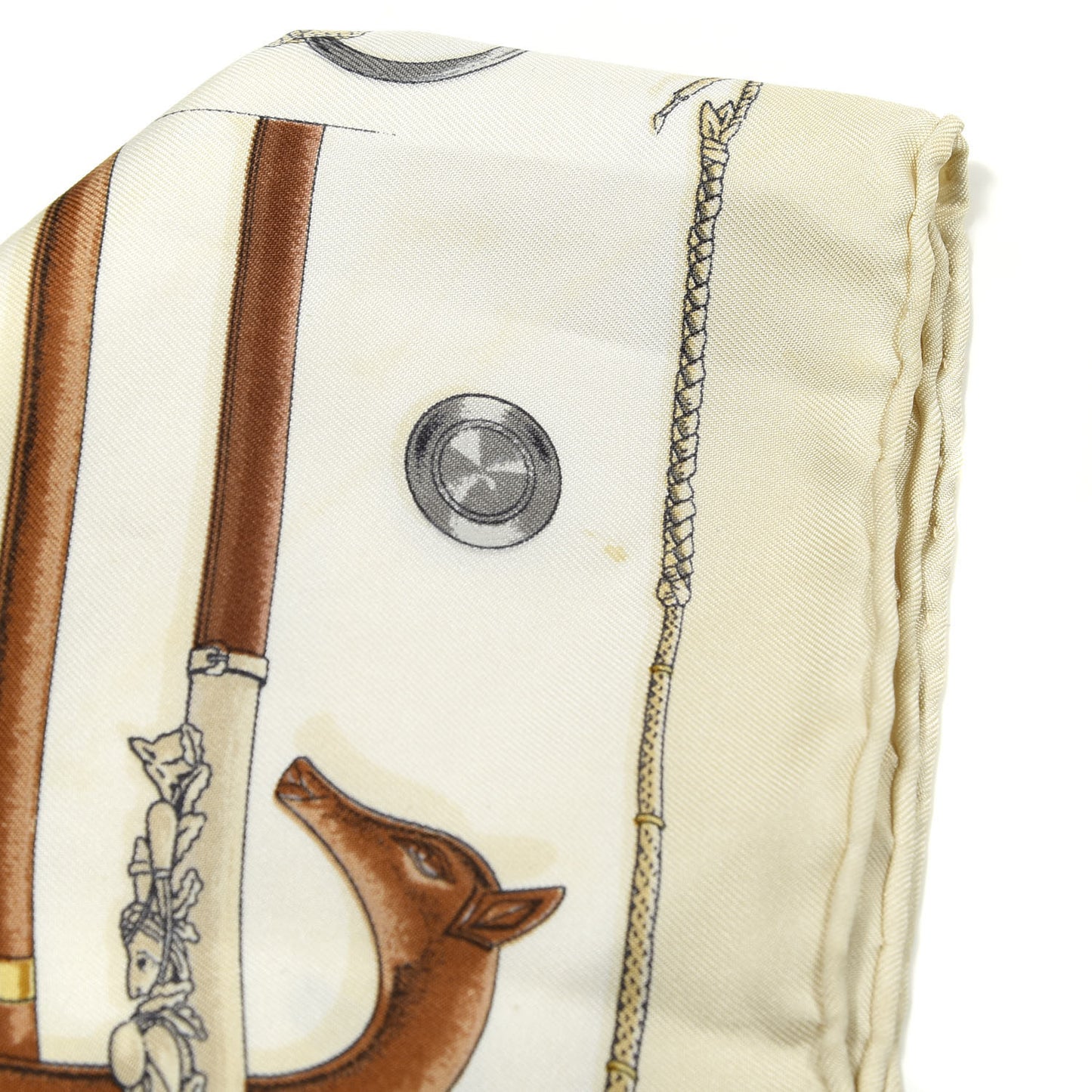 Silk Cannes Et Pommeaux Pocket Square