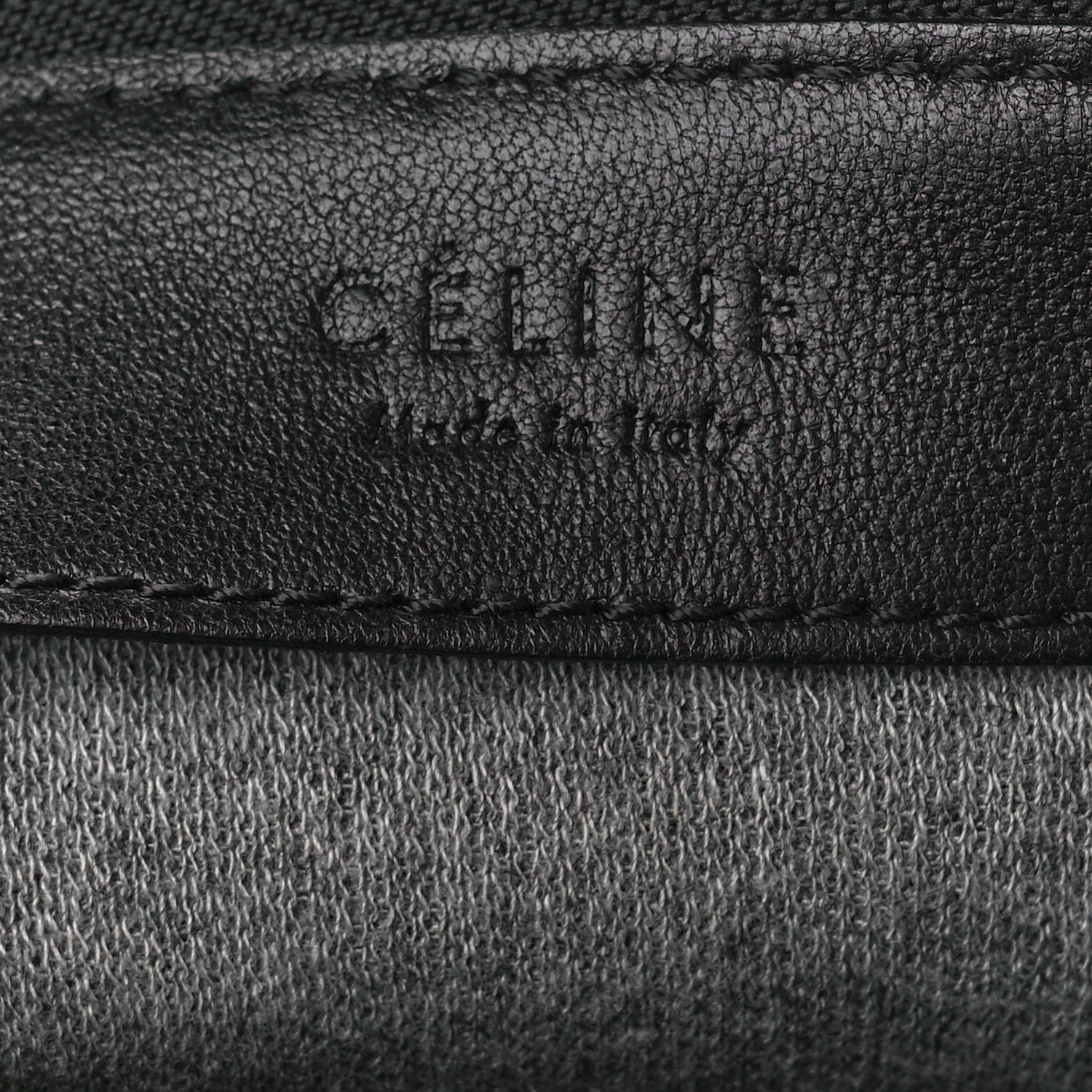 Celine Lambskin Large Trio Crossbody Bag Black 6 of 11