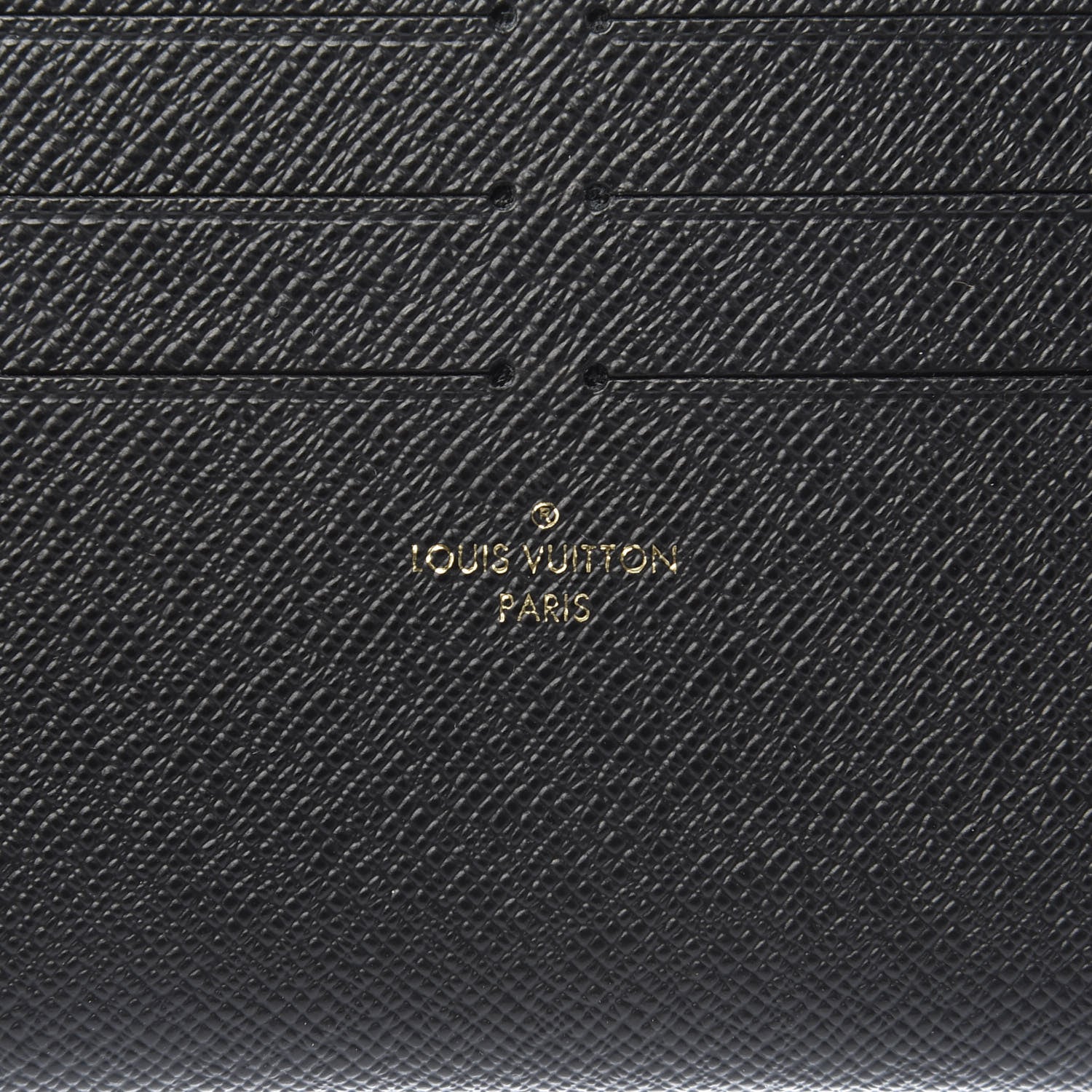 Louis Vuitton Calfskin Felicie Chain Wallet Card Holder Insert Black 6 of 6