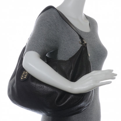 Gucci Guccissima Medium Sukey Hobo Dark Brown 2 of 7