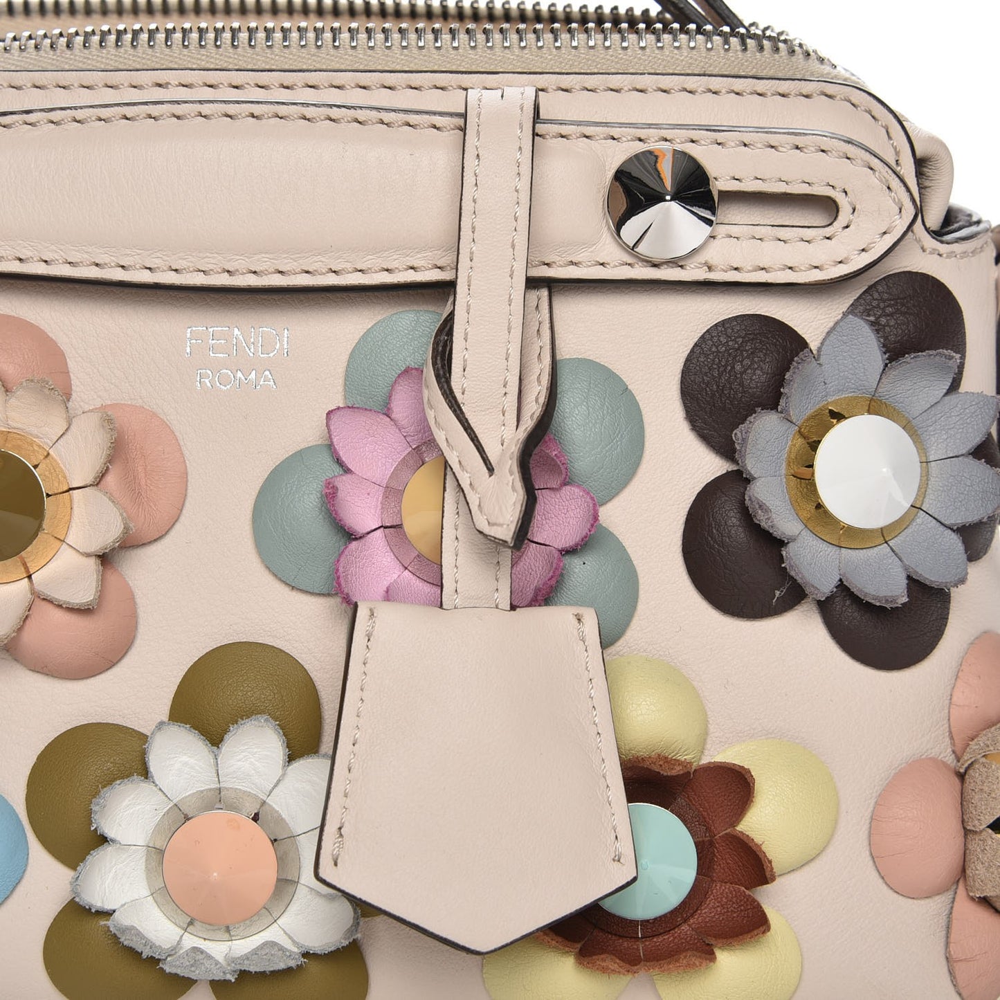 Vitello Dolce Flowerland Studded Mini By The Way Boston Bag Camelia Multicolor