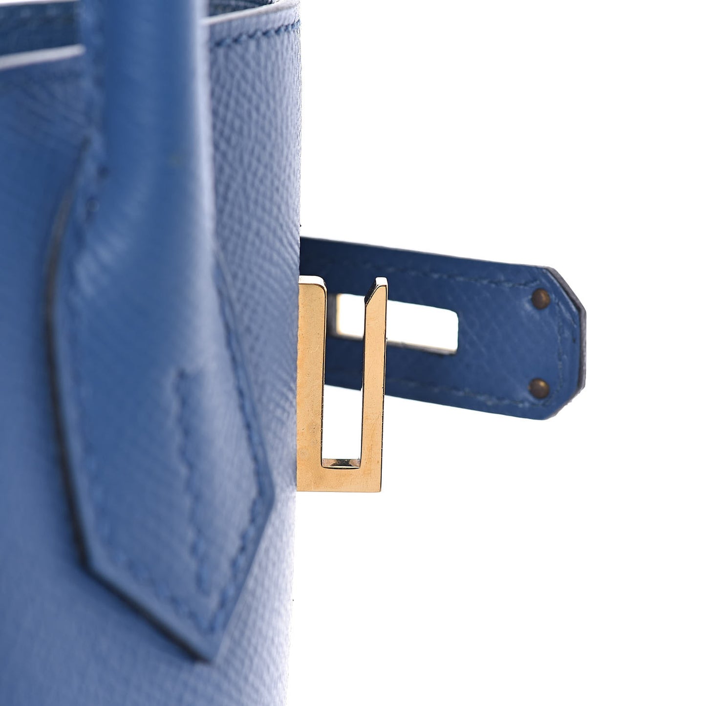 Epsom Birkin 30 Bleu