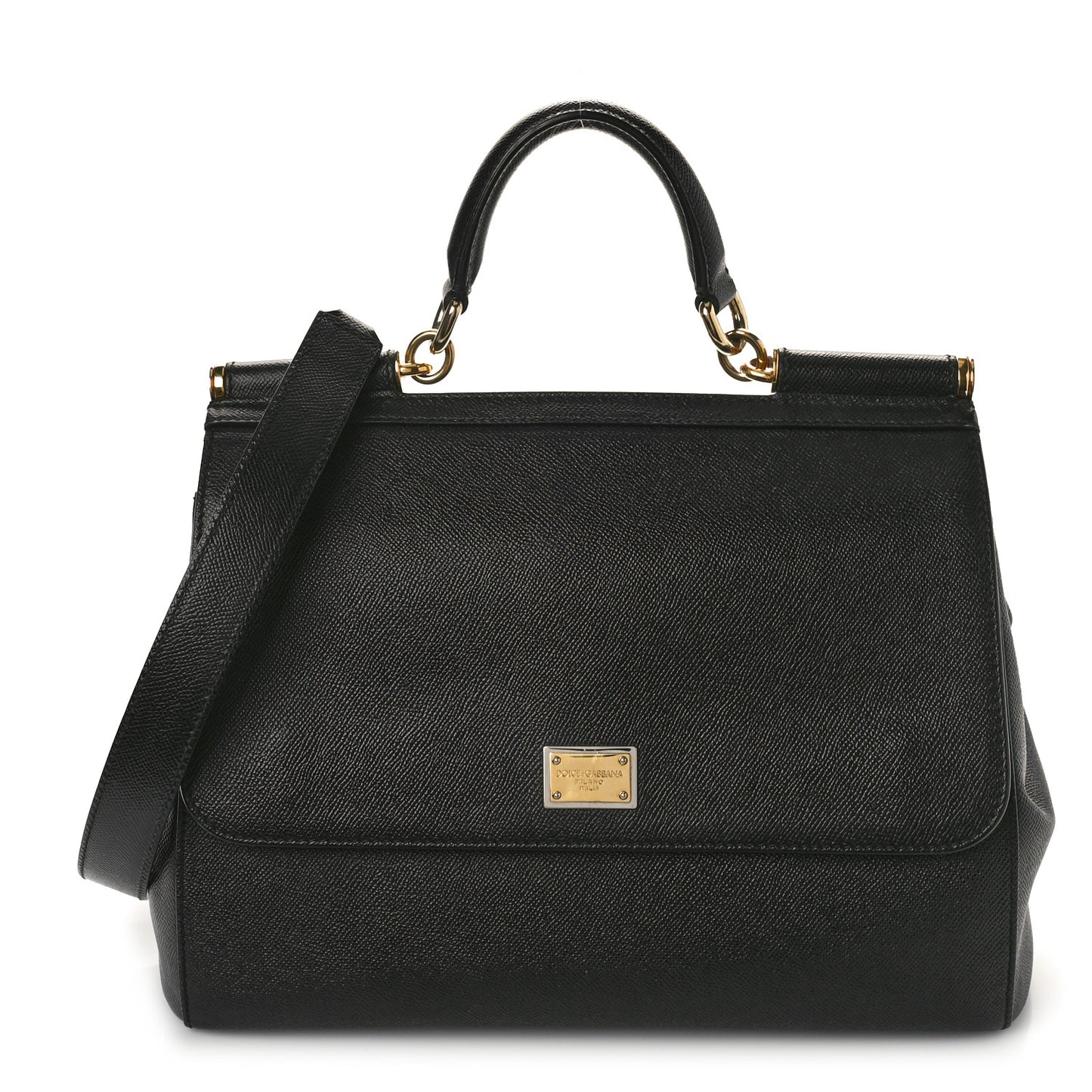 Dauphine Large Miss Sicily Satchel Black