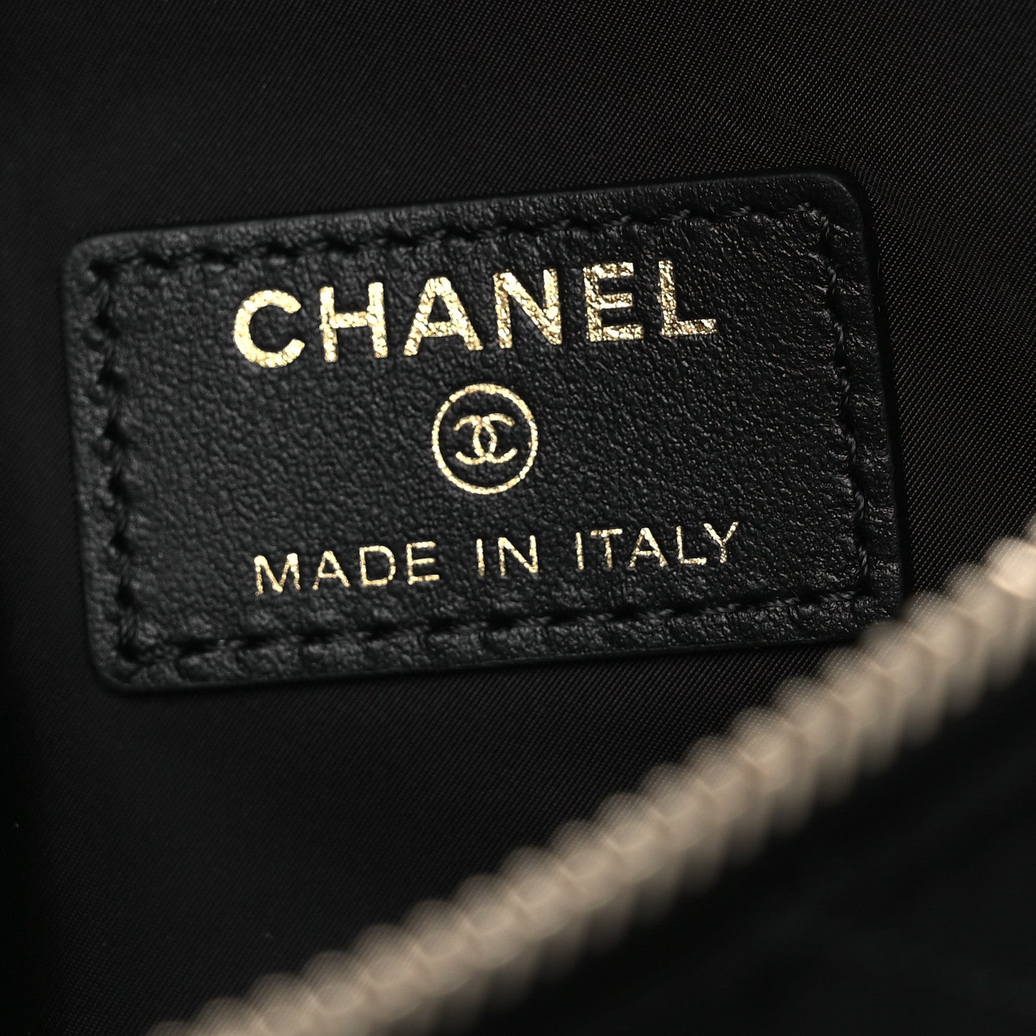 Chanel Velvet Effect Nylon Shiny Crumpled Calfskin Coco Neige Quilted Clutch With Chain Black 7 of 15