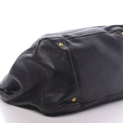 Prada Vitello Daino Tote Black 15 of 16