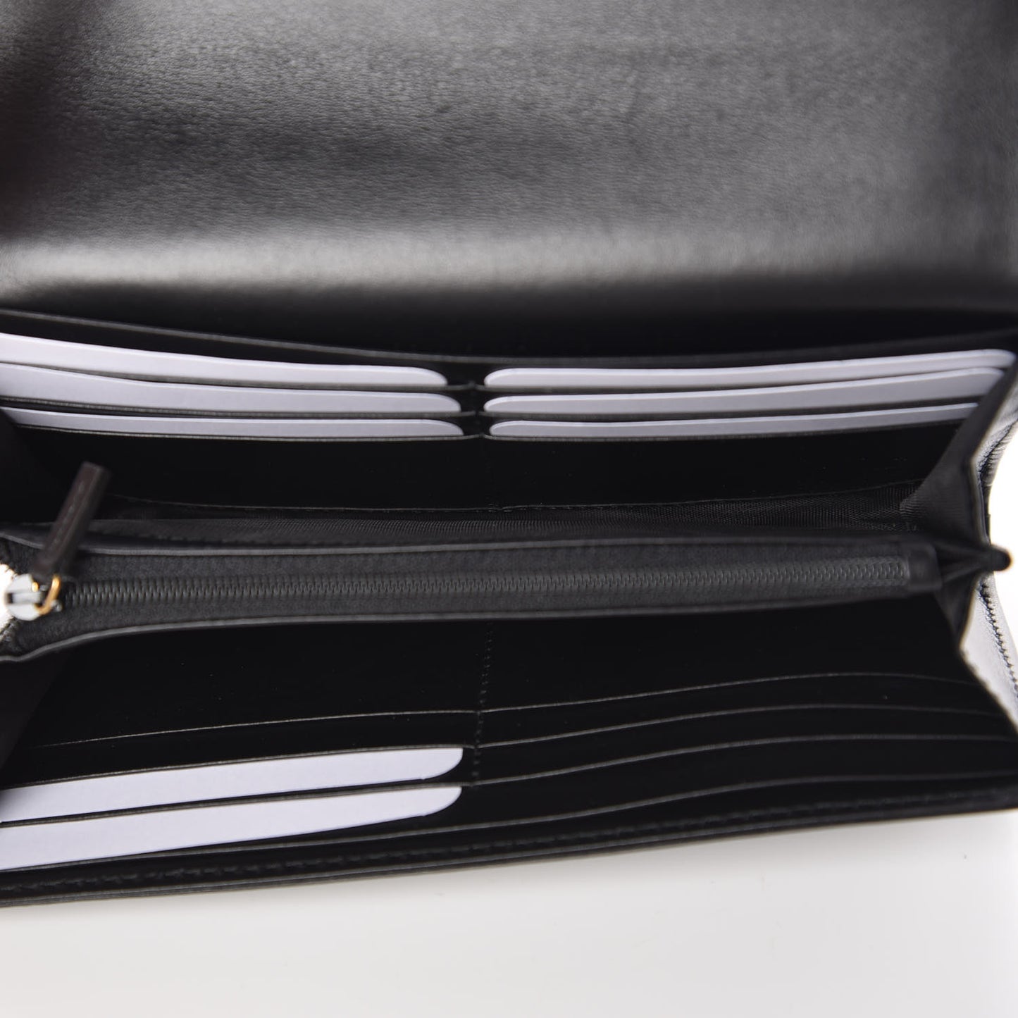 Calfskin Matelasse GG Marmont Continental Wallet Black