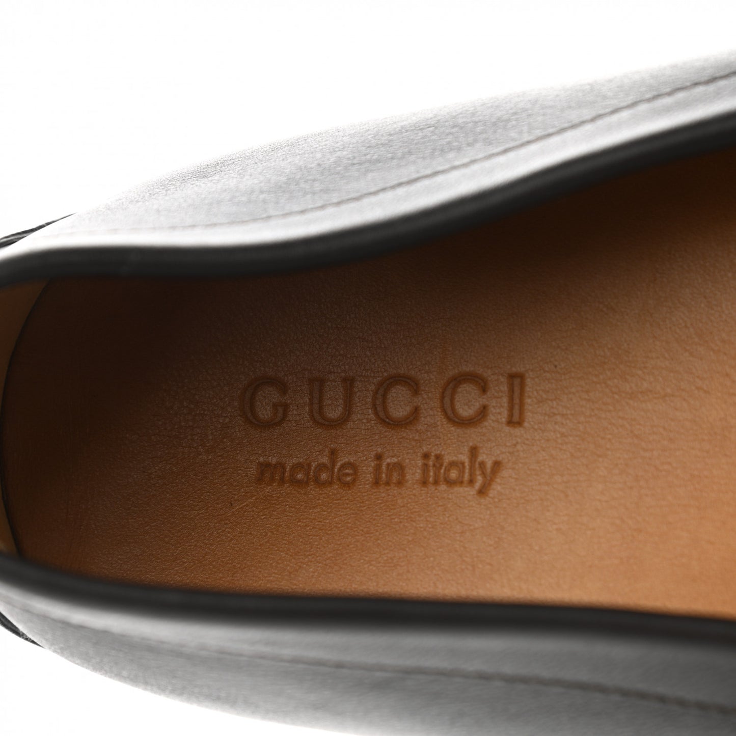 Guccissima Calfskin Mens Driver Loafers 11.5 Dark Brown
