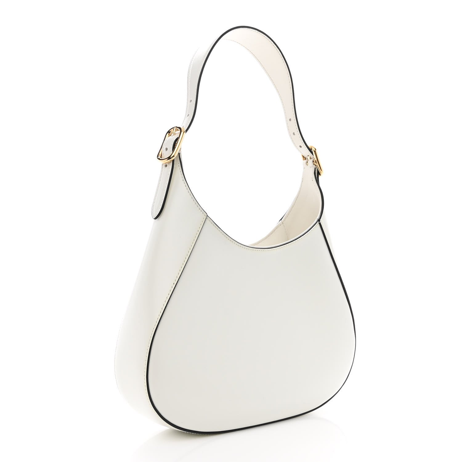 Prada Box Calfskin Shoulder Bag White Black 3 of 10
