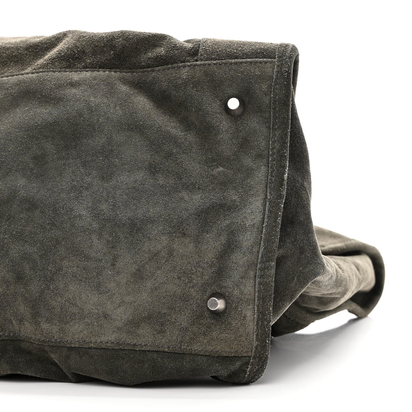 Baby Daim Suede Classic Hardware Work Olive
