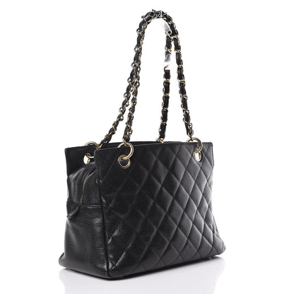 Chanel Caviar Quilted Petit Timeless Tote PTT Black 3 of 16