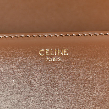 Celine Shiny Calfskin Medium Triomphe Bronze 7 of 11