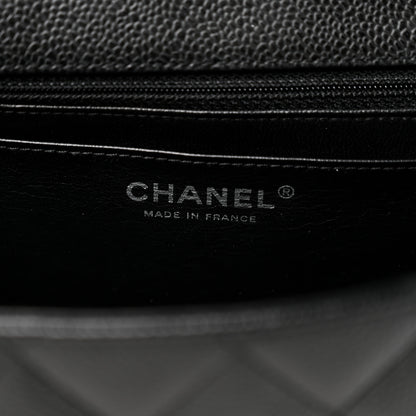 Chanel Caviar Quilted Jumbo Single Flap Black 6 of 10