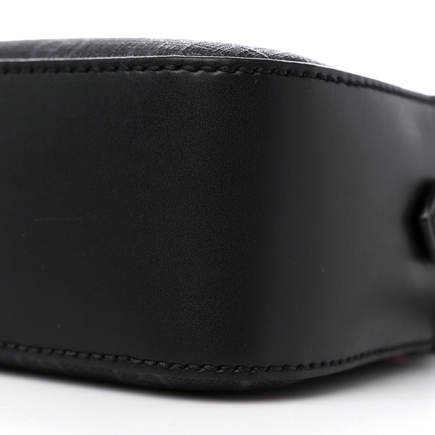 GG Supreme Monogram Web Shoulder Bag Black Grey