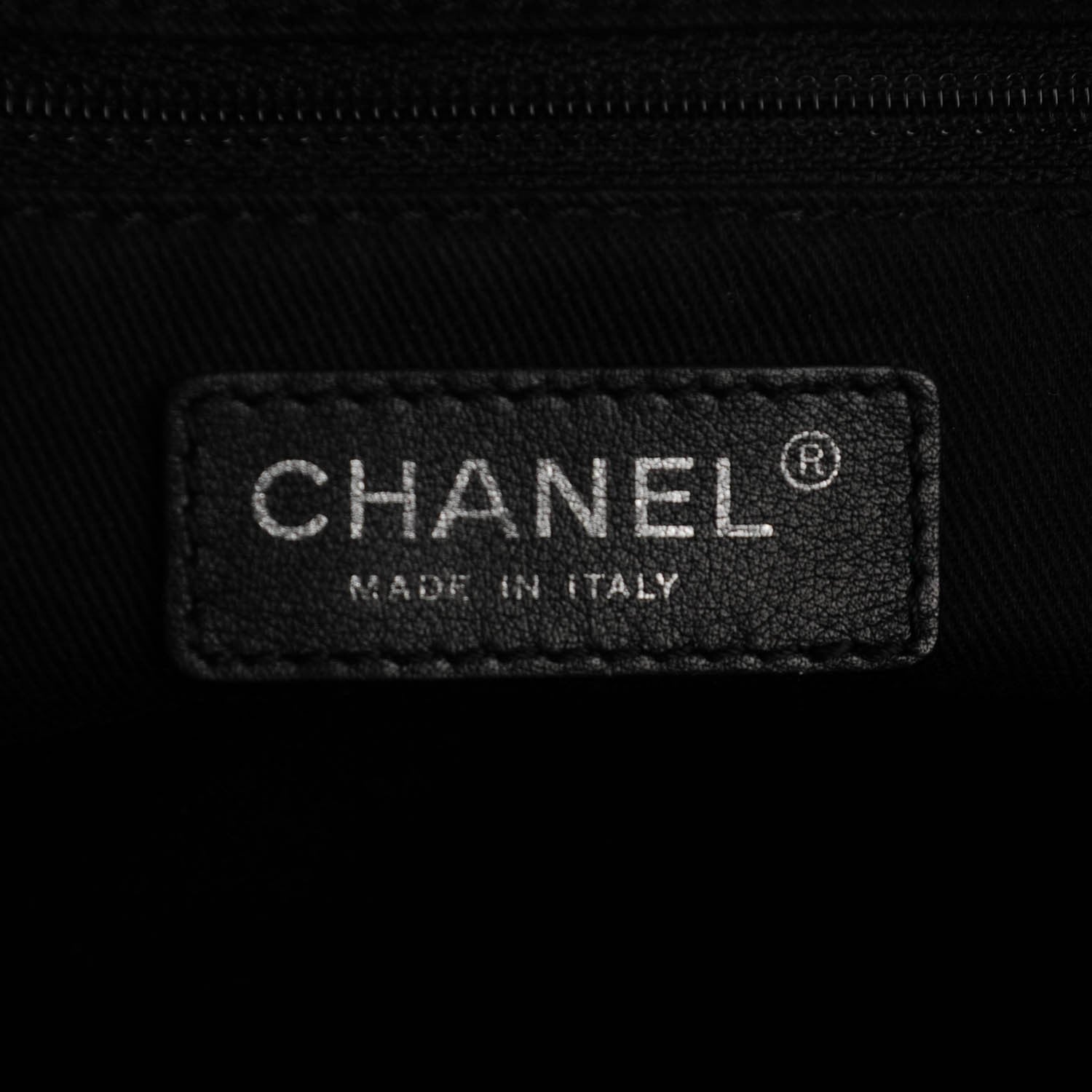 Chanel Caviar Quilted CC Timeless Soft Tote Black 6 of 7