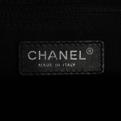 Chanel Caviar Quilted CC Timeless Soft Tote Black 6 of 7