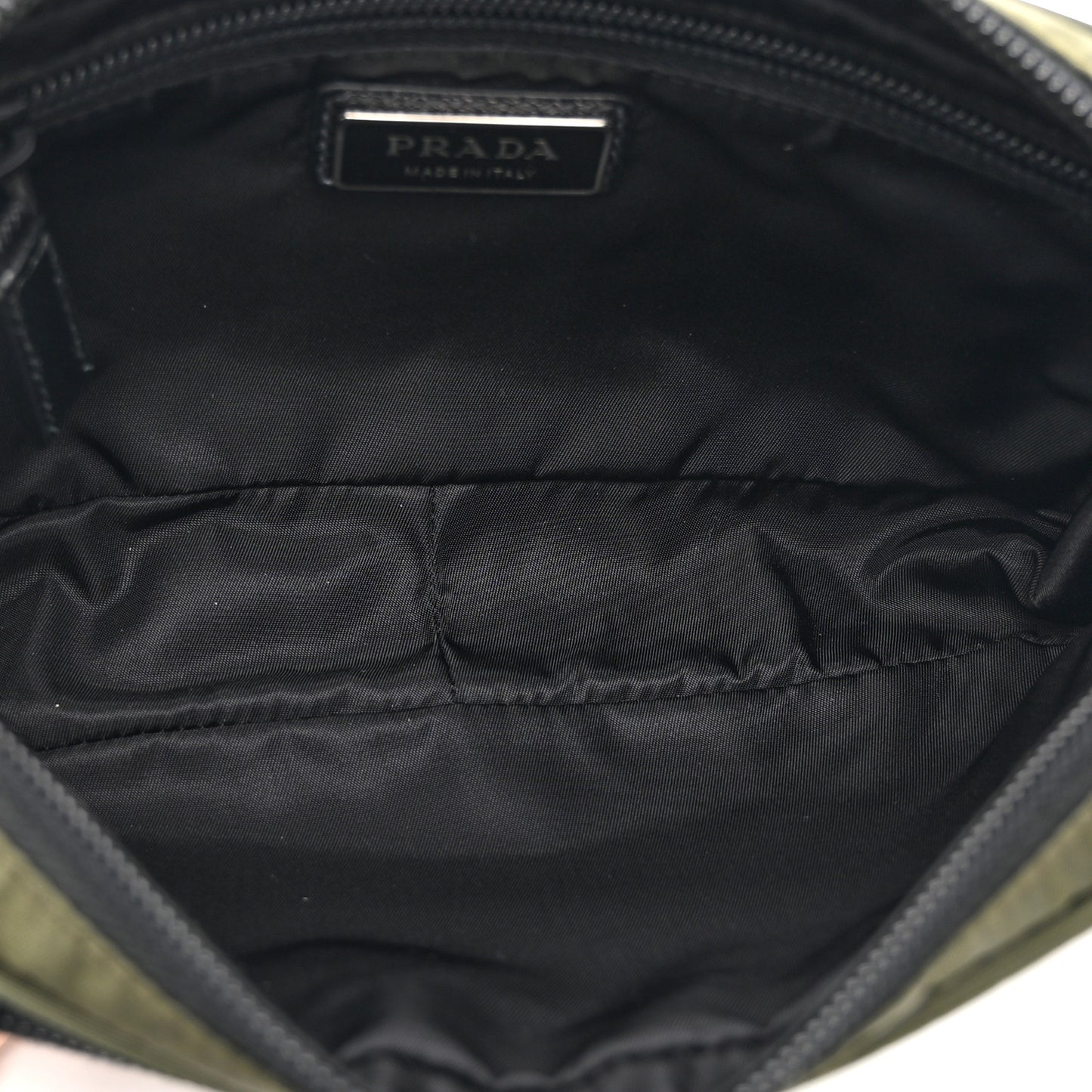Tessuto Nylon Belt Bag Khaki