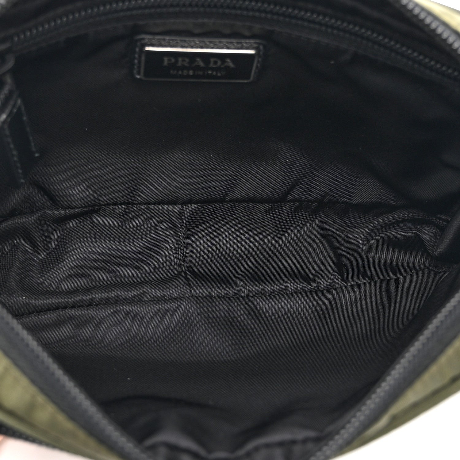 Prada Tessuto Nylon Belt Bag Khaki 5 of 9
