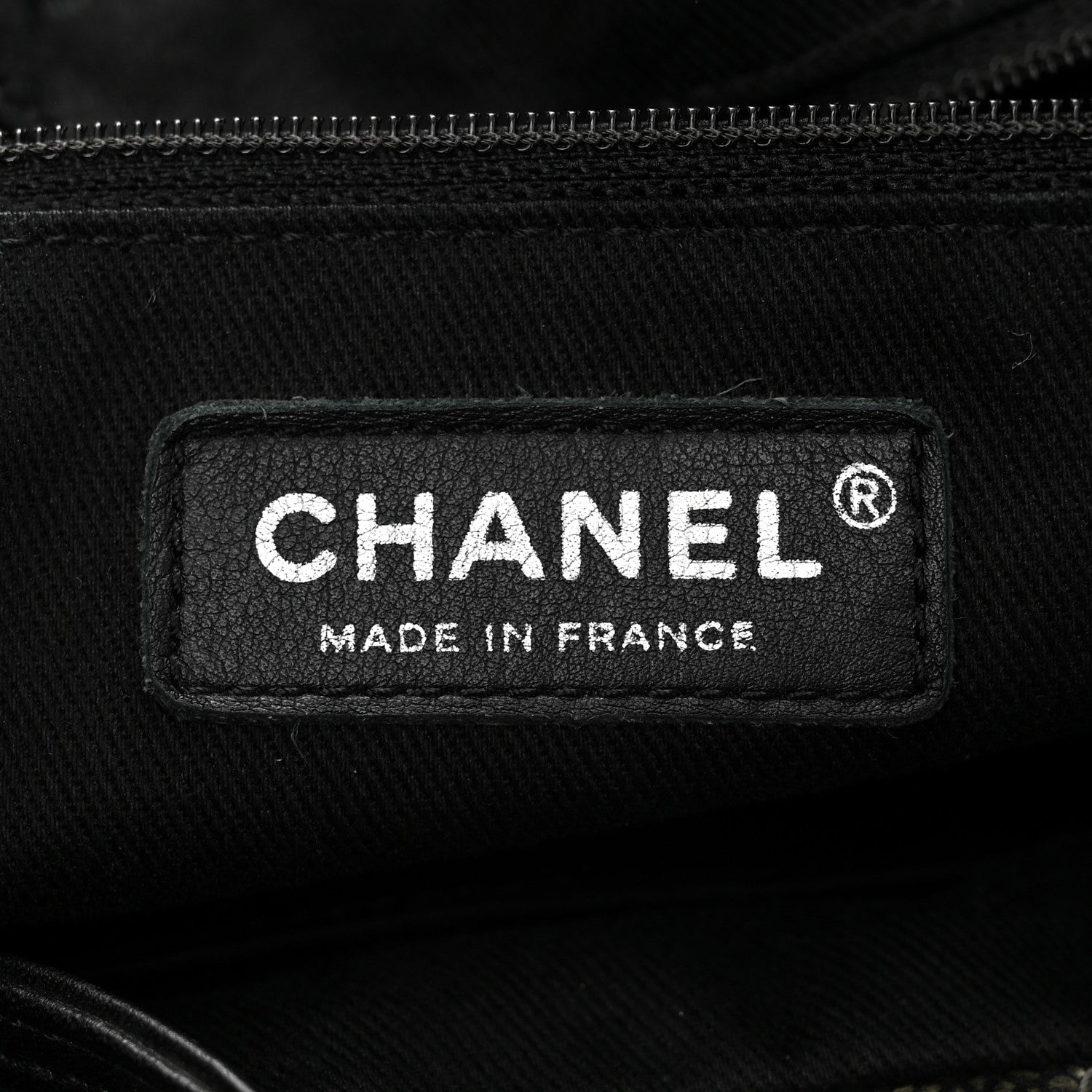 Chanel Metallic Caviar Quilted CC Timeless Tote Dark Silver 6 of 13