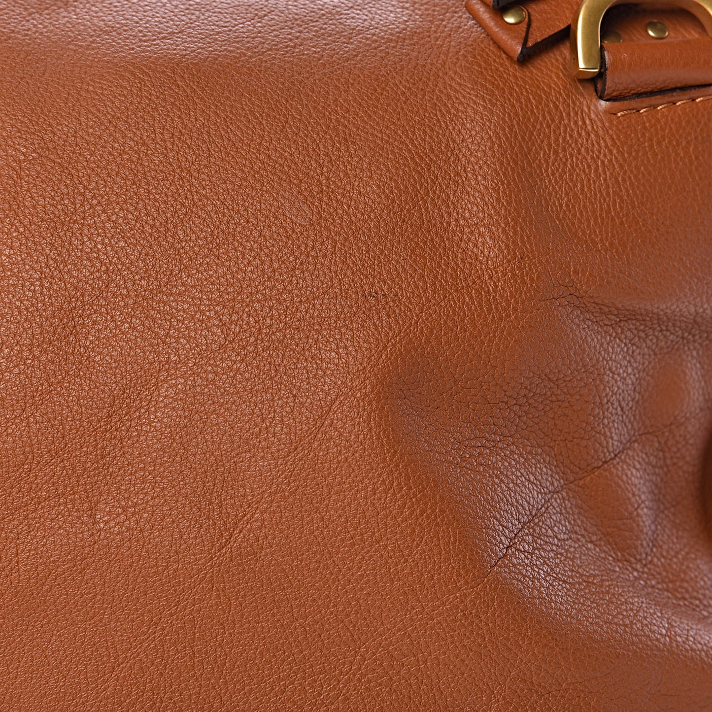 Calfskin Large Marcie Satchel Tan