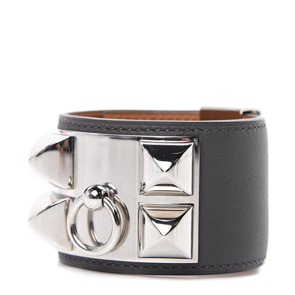 Hermes Swift Collier de Chien CDC Bracelet S Graphite 1 of 7