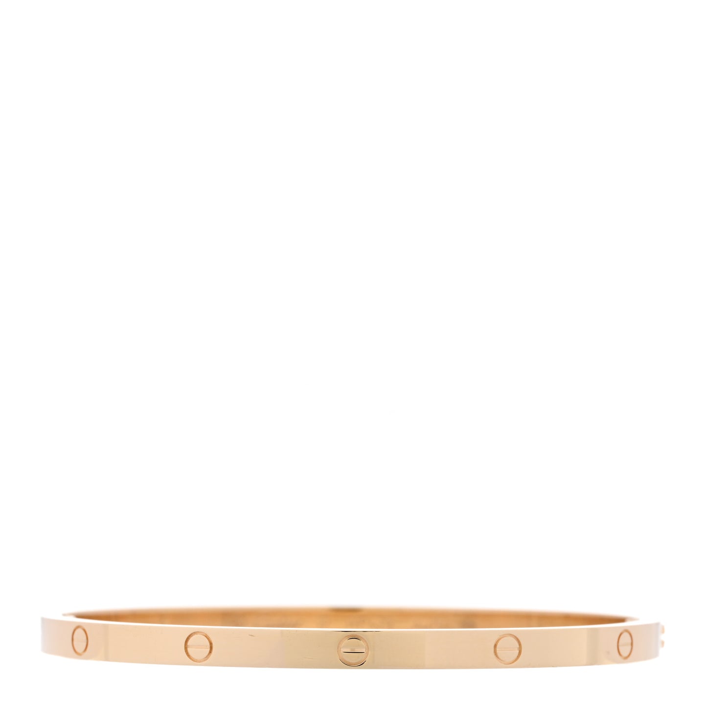 18K Yellow Gold Small LOVE Bracelet 17