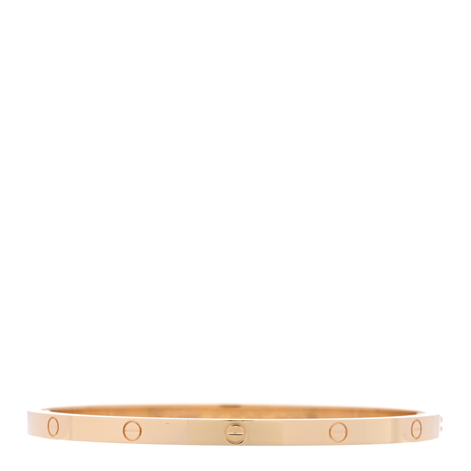 Cartier 18K Yellow Gold Small LOVE Bracelet 17 1 of 5