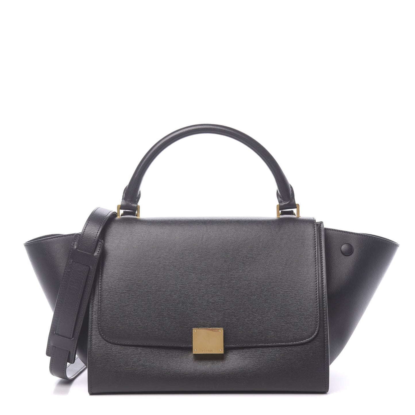 Liege Calfskin Small Trapeze Black