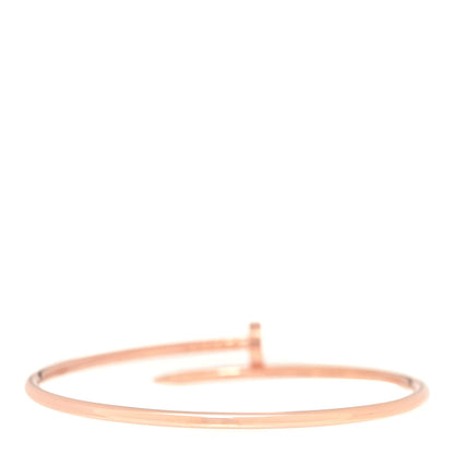 Cartier 18K Pink Gold Small Juste Un Clou Bracelet 17 3 of 5