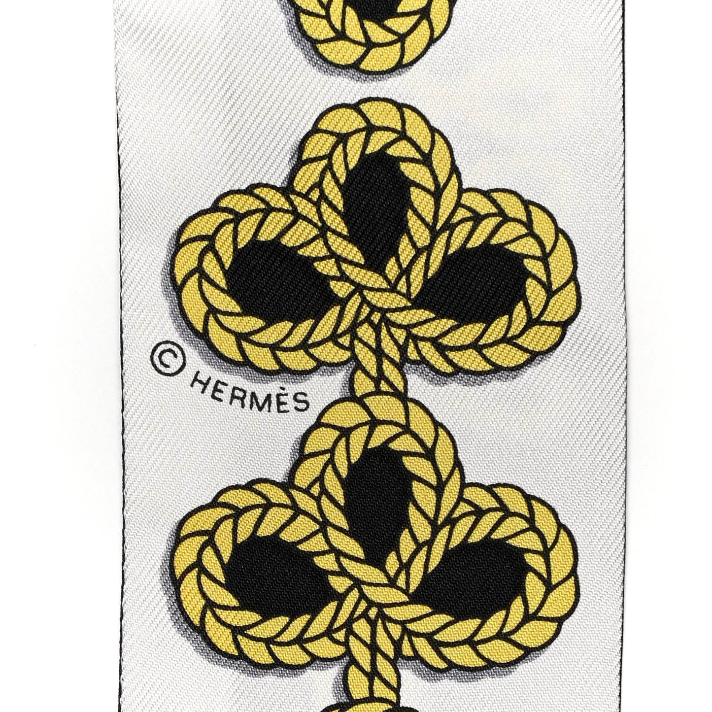 Silk Galons Et Brandebourg Twilly Black Gold White