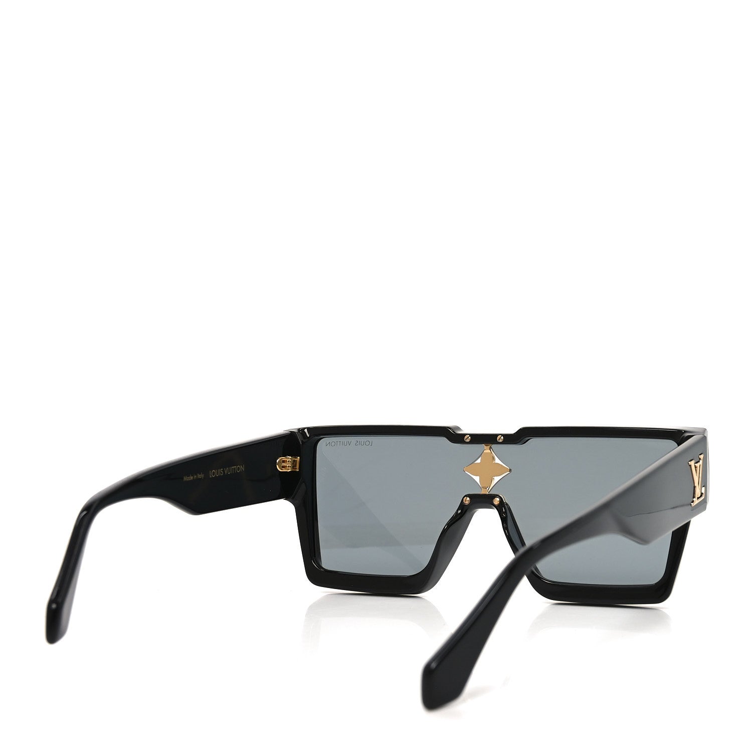 Louis Vuitton Acetate Swarovski Crystal Cyclone Sunglasses Z1578W Black 4 of 6