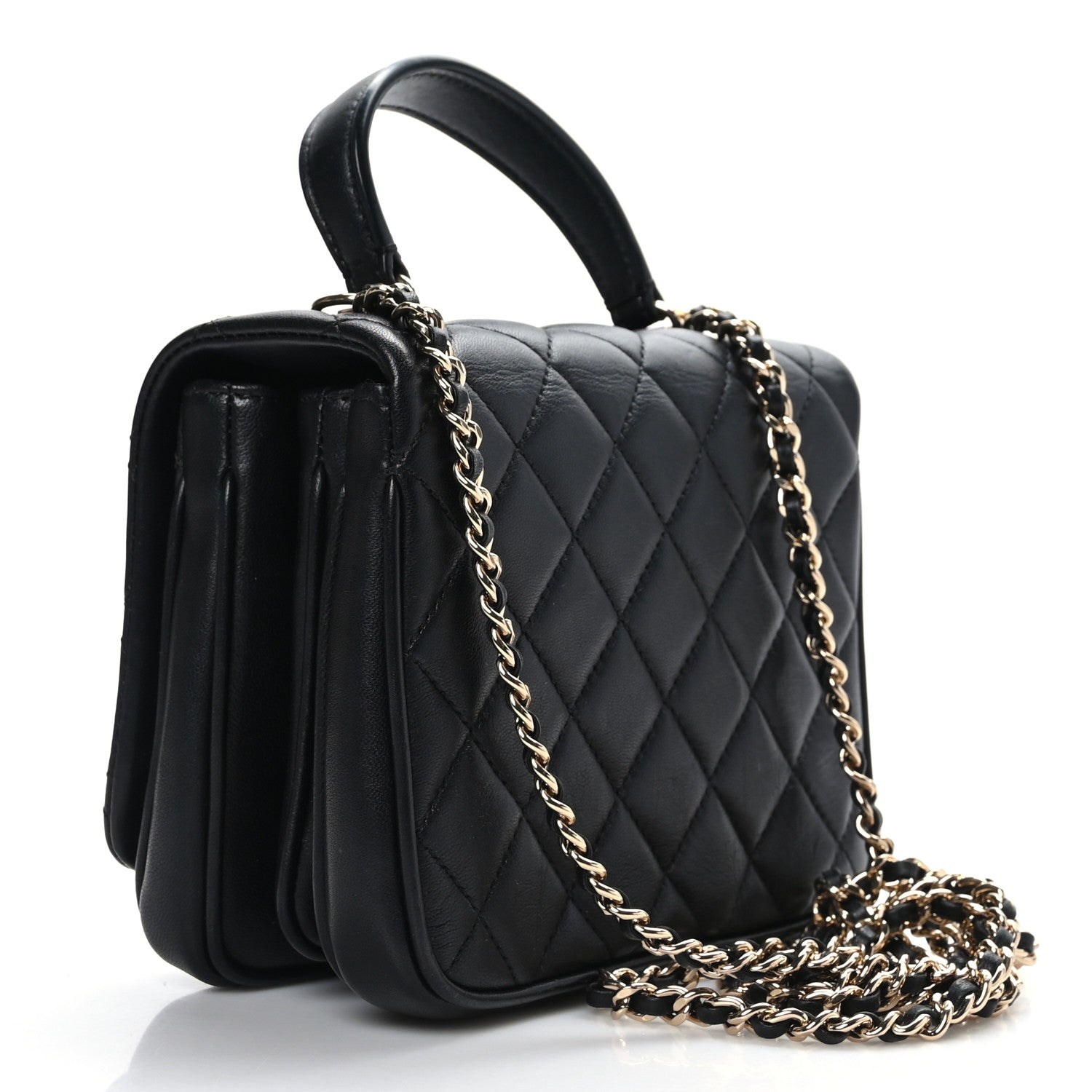 Chanel Lambskin Quilted Mini Citizen Chic Flap Black 3 of 9