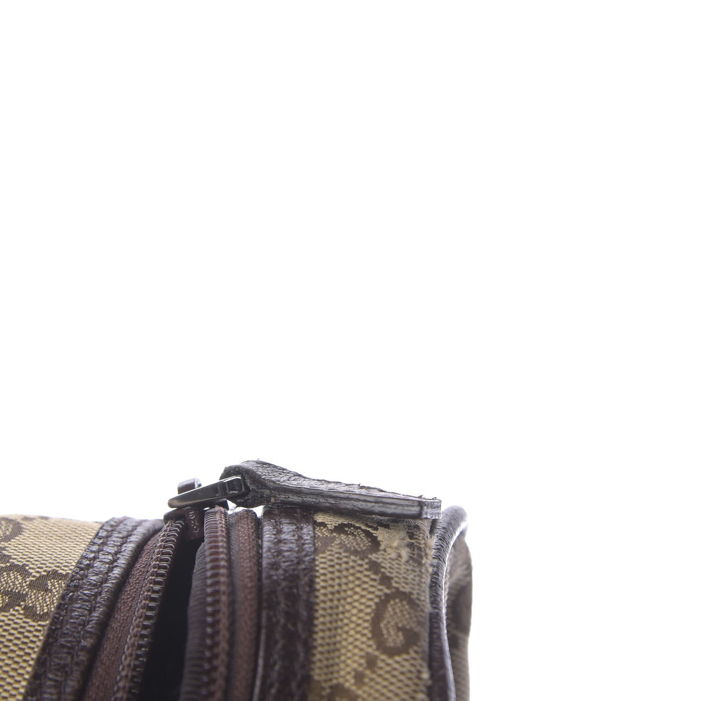 Monogram Natural Pigskin Large Diaper Bag Beige Ebony Cocoa Dark Chocolate